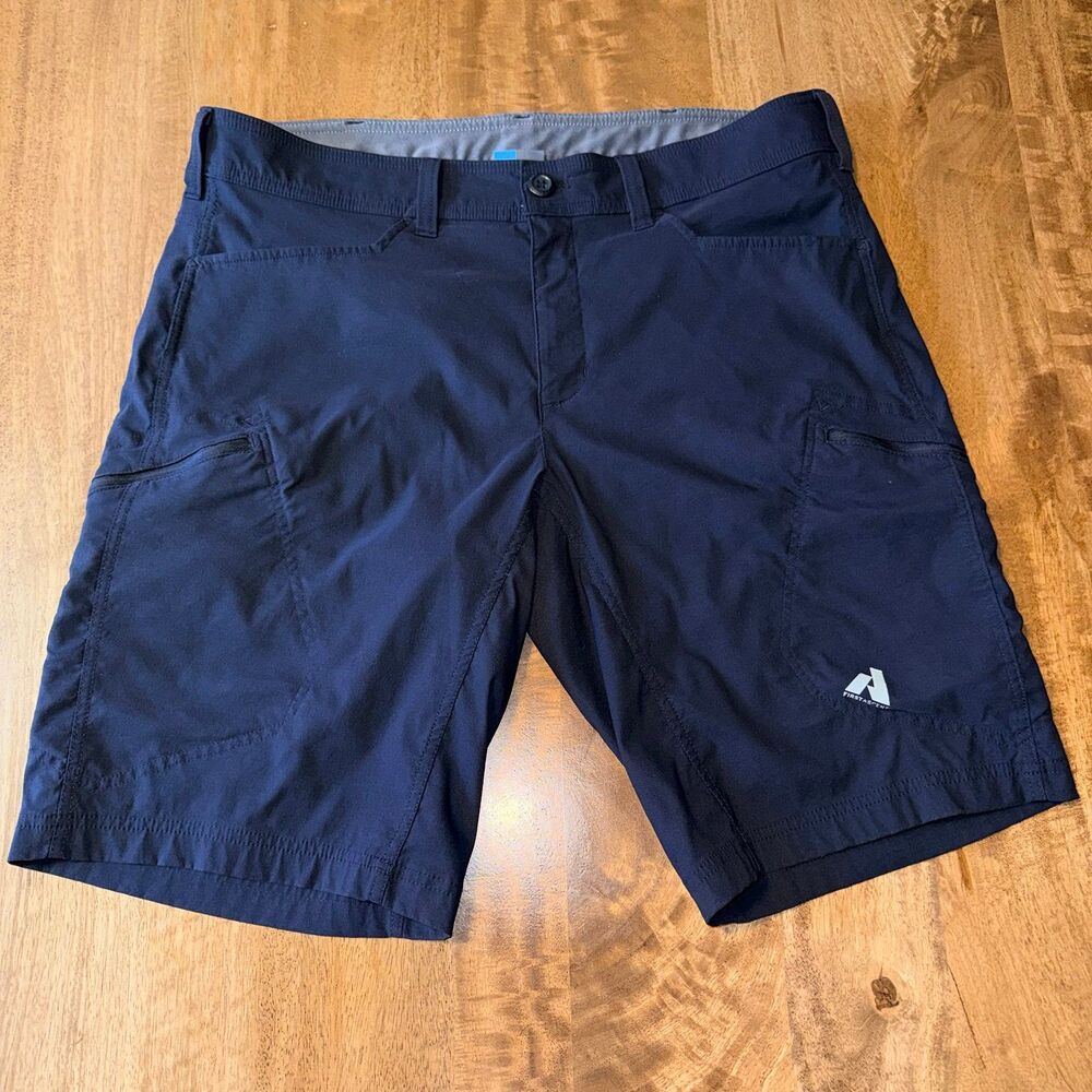 Eddie Bauer First Ascent Men’s Hiking Shorts Size 38 Black Stretch Outdoor